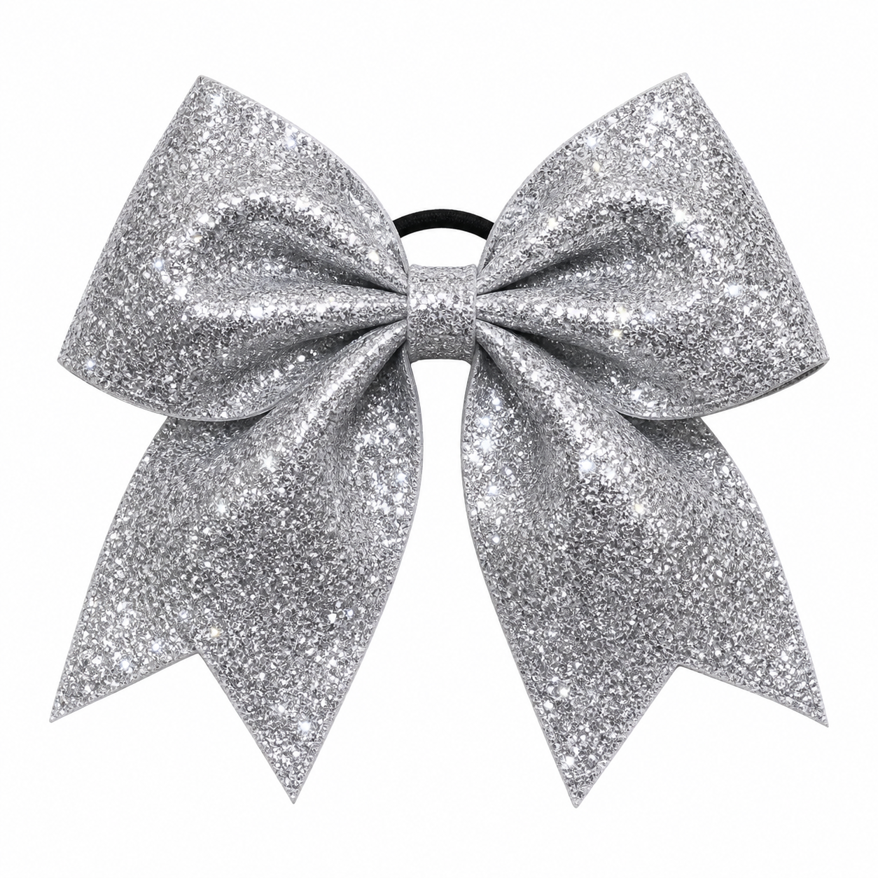 8 Inch Large Glitter Cheer Hair Bows
